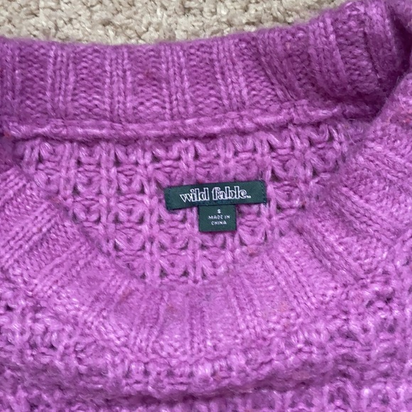 Purple target sweater - Picture 2 of 2